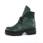 Ghete Dama Din Piele Naturala Verde 672
